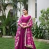 Wine Purple Lehenga Choli with Embroidered Dupatta | Designer Ethnic Wear for Women – Marudhaga